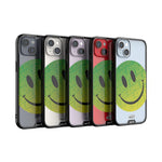 Clear Transparent iPhone Case Ben Eine Green Smiley MagSafe Wireless Charging | iPhone 14 Plus,iPhone14