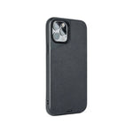 Black Leather Protective Phone Case - Limitless