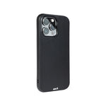Black Leather Protective Phone Case - Limitless