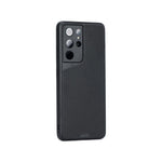 Black Leather Protective Phone Case - Limitless