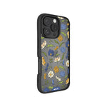 Floral Blue Protective Phone Case - Flowers