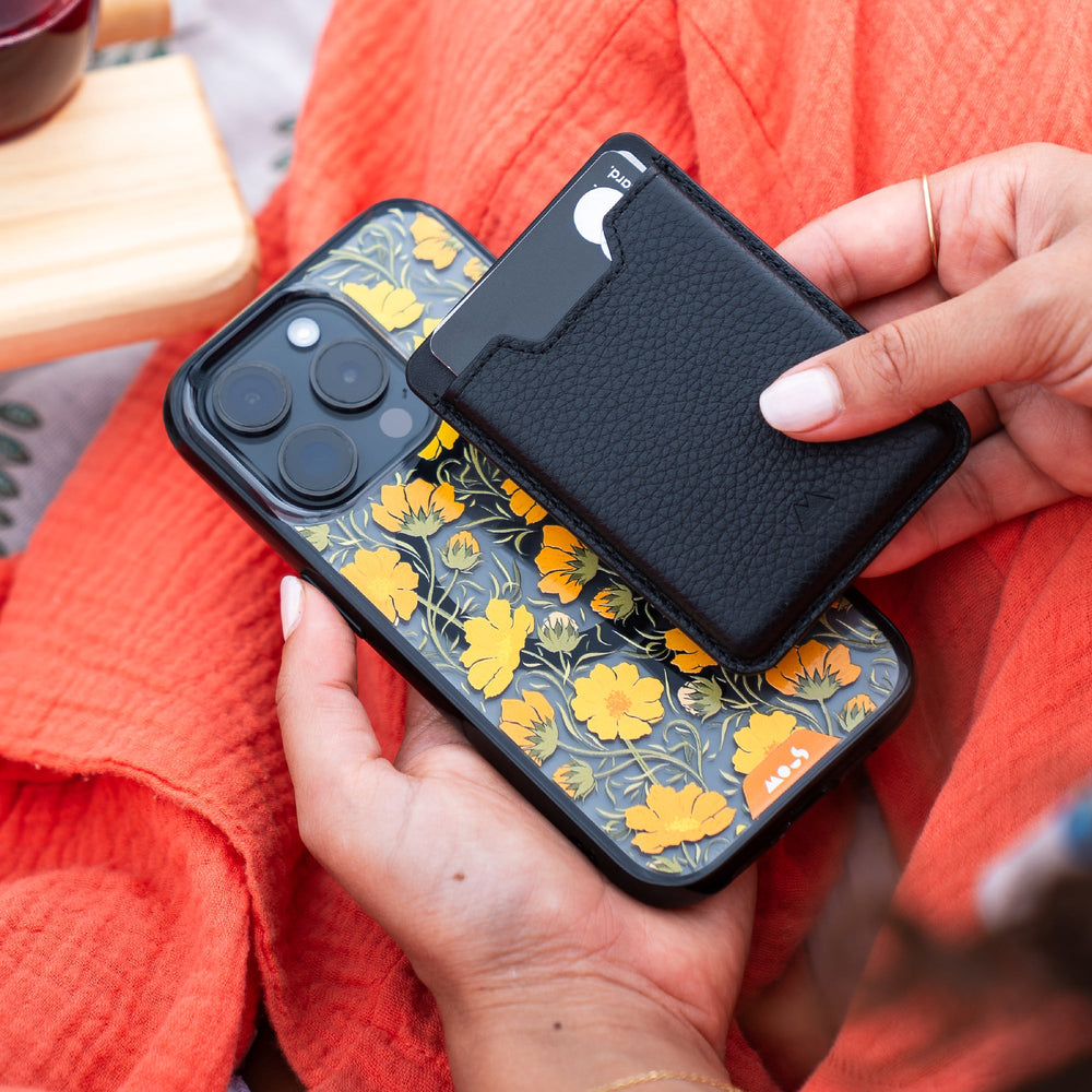 Mous Phone Case Clear Floral Pattern Flowers | iPhone 15 Pro Max,iPhone 15 Pro,iPhone 15 Plus,iPhone 15,iPhone 14 Pro Max,iPhone 14 Pro,iPhone 14 Plus,iPhone 14