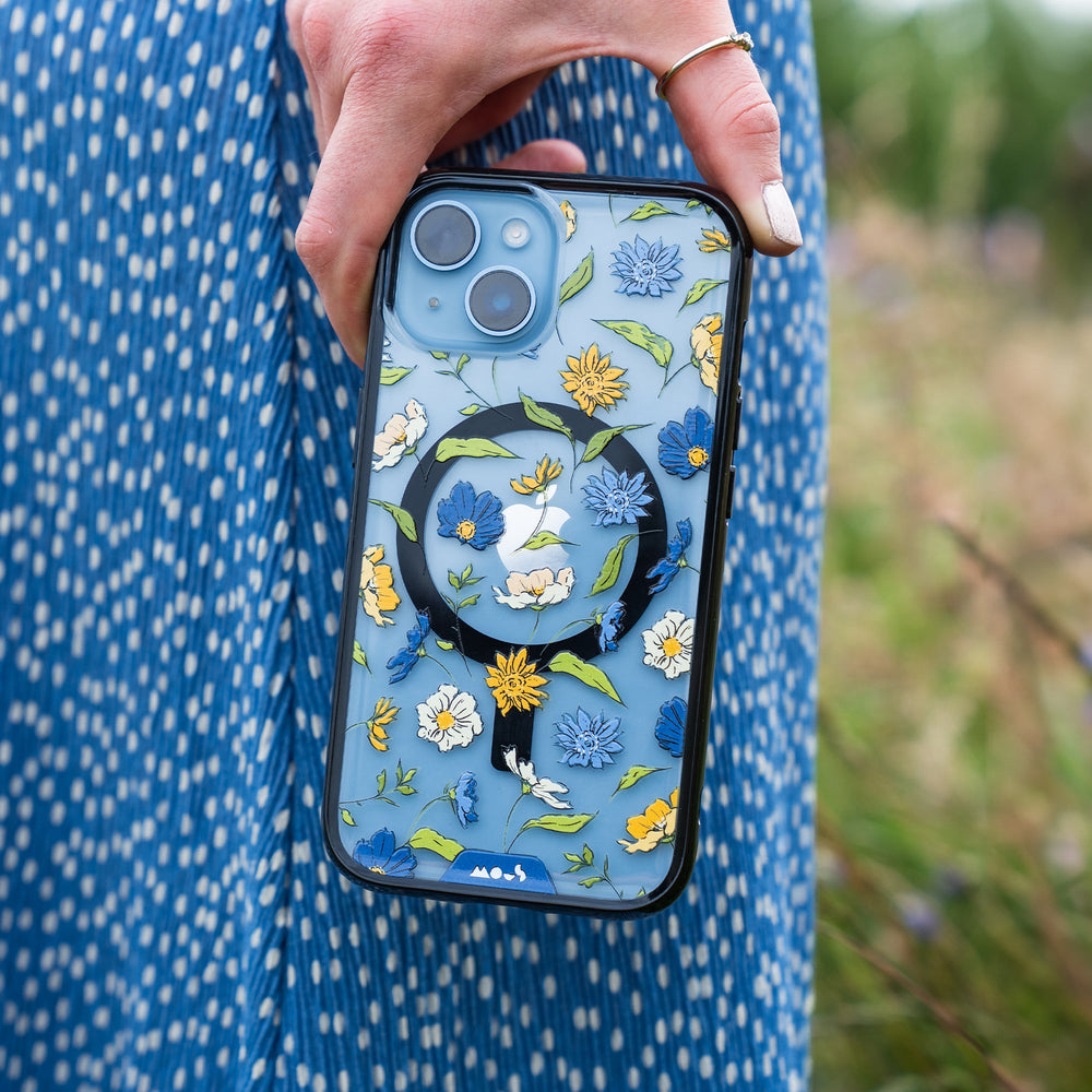 hover-image, Mous Phone Case Clear Floral Pattern Flowers | iPhone 15 Pro Max,iPhone 15 Pro,iPhone 15 Plus,iPhone 15,iPhone 14 Pro Max,iPhone 14 Pro,iPhone 14 Plus,iPhone 14