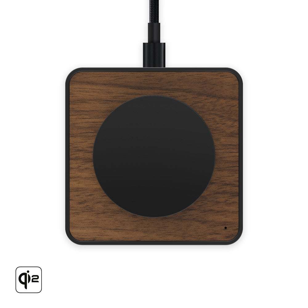 Walnut Wireless Charging Pad