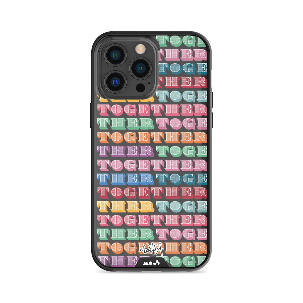Clear Protective Phone Case Transparent Qi Wireless Charging Ben Eine Together Design Collabs | iPhone 14 Pro Max,iPhone 14 Pro