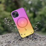 iphone 2023 apple new iphone 15 best phone case protective clarity magsafe magnetic clear case pink yellow girly colourful rainbow| iPhone 15,iPhone 15 Plus