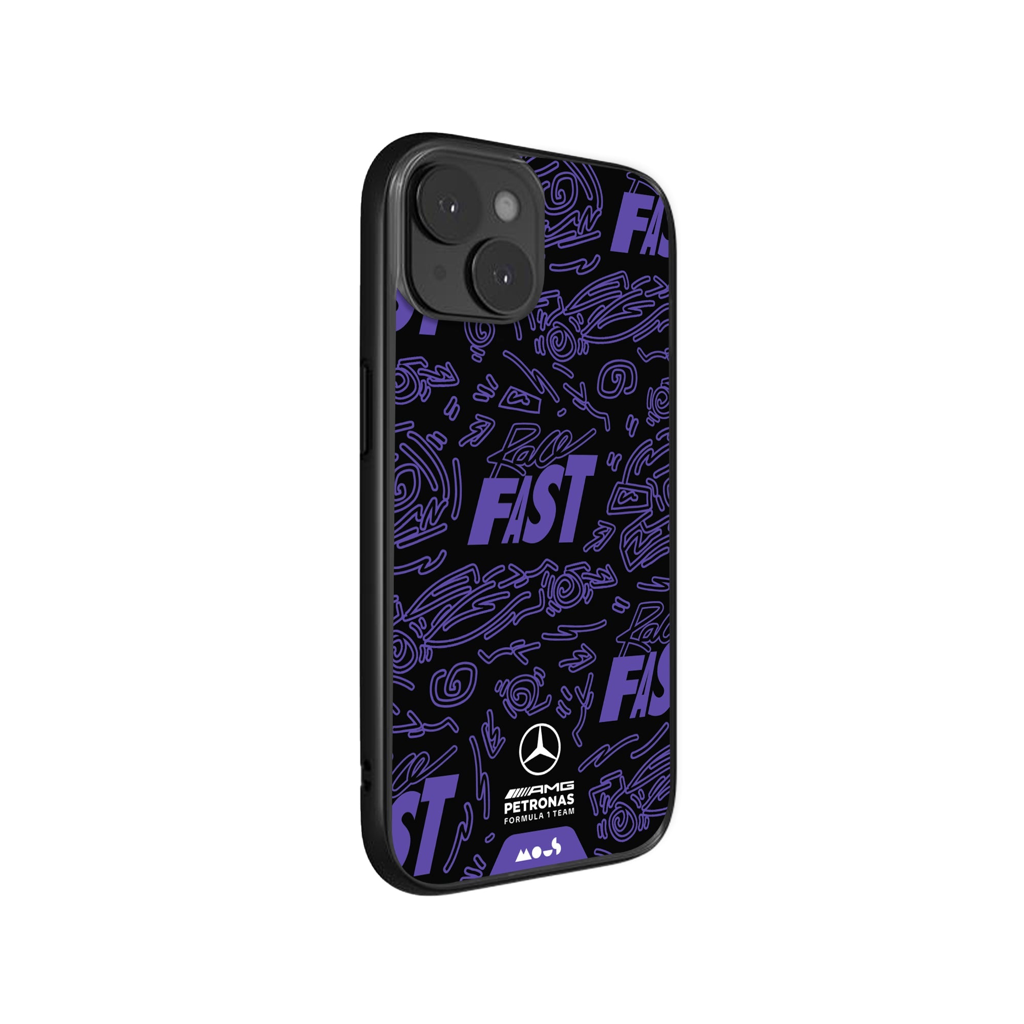 Mous | Race Day Violet Protective Phone Case - Mercedes-AMG