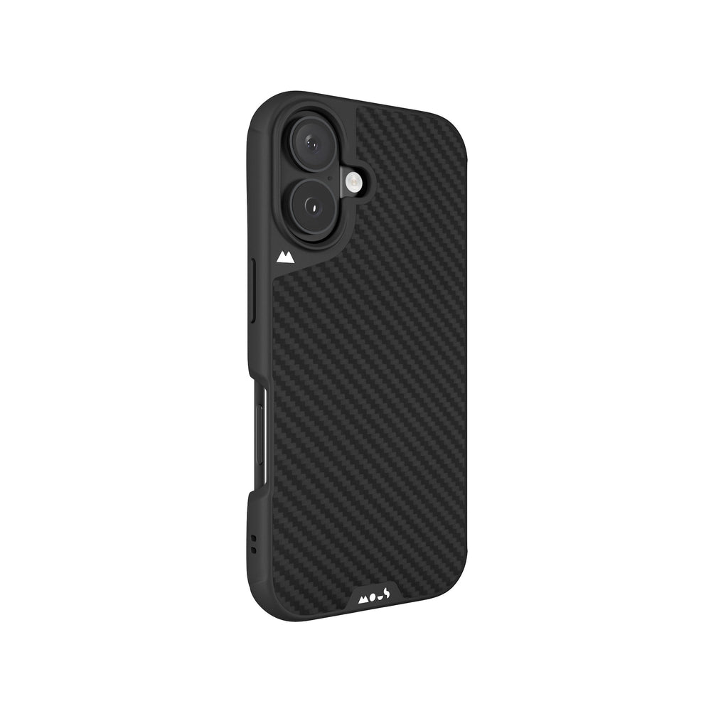 MagSafe compatible protective iPhone case carbon aramid | iPhone 16 Plus,iPhone 16