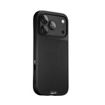 Black Leather Protective Phone Case - Limitless