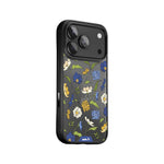 Floral Blue Protective Phone Case - Flowers