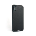 Black Leather Protective Phone Case - Limitless