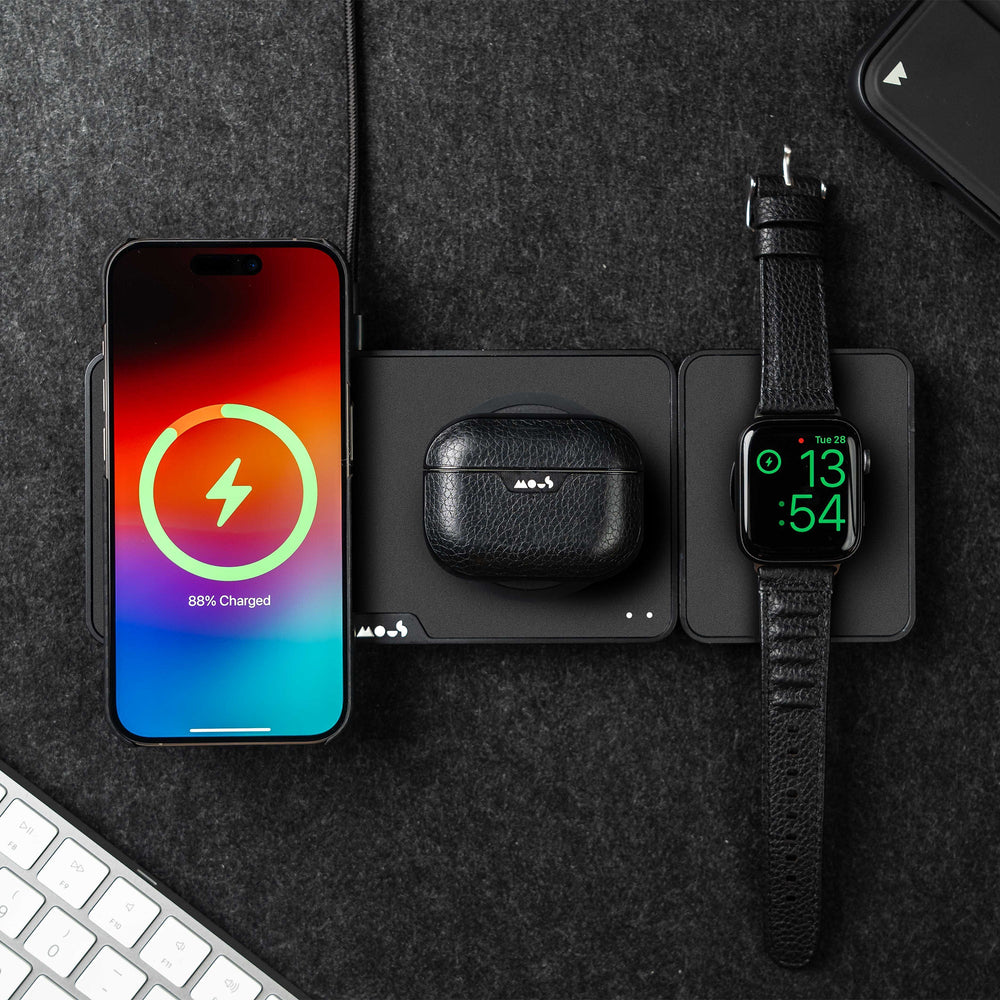 Matte Black Wireless Charging Station