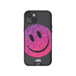 Clear Transparent iPhone Case Ben Eine Pink Smiley MagSafe Wireless Charging | iPhone 14 Plus,iPhone14,iPhone 15,iPhone 15 Plus