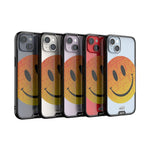 Clear Transparent iPhone Case Ben Eine Orange Smiley MagSafe Wireless Charging | iPhone 14 Plus,iPhone14