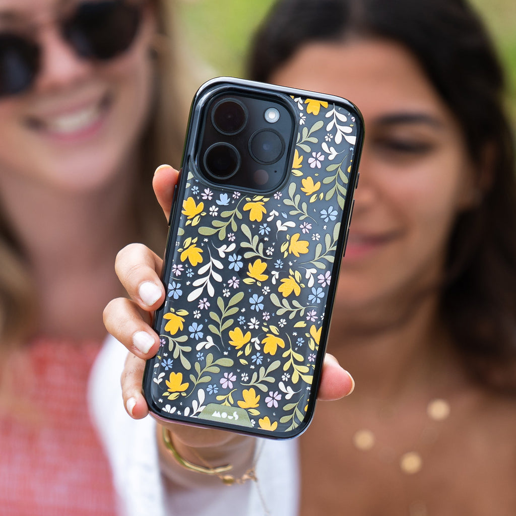 Mous | Flowers Printed Phone Case – Ditsy Multicolour - Clarity