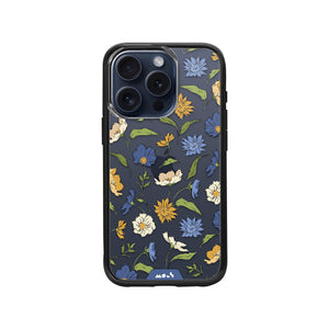 Flowers Printed Phone Case – Floral Blue - Clarity