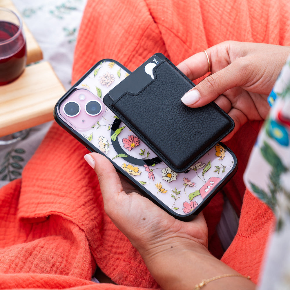 Mous Phone Case Clear Floral Pattern Flowers | iPhone 15 Pro Max,iPhone 15 Pro,iPhone 15 Plus,iPhone 15,iPhone 14 Pro Max,iPhone 14 Pro,iPhone 14 Plus,iPhone 14