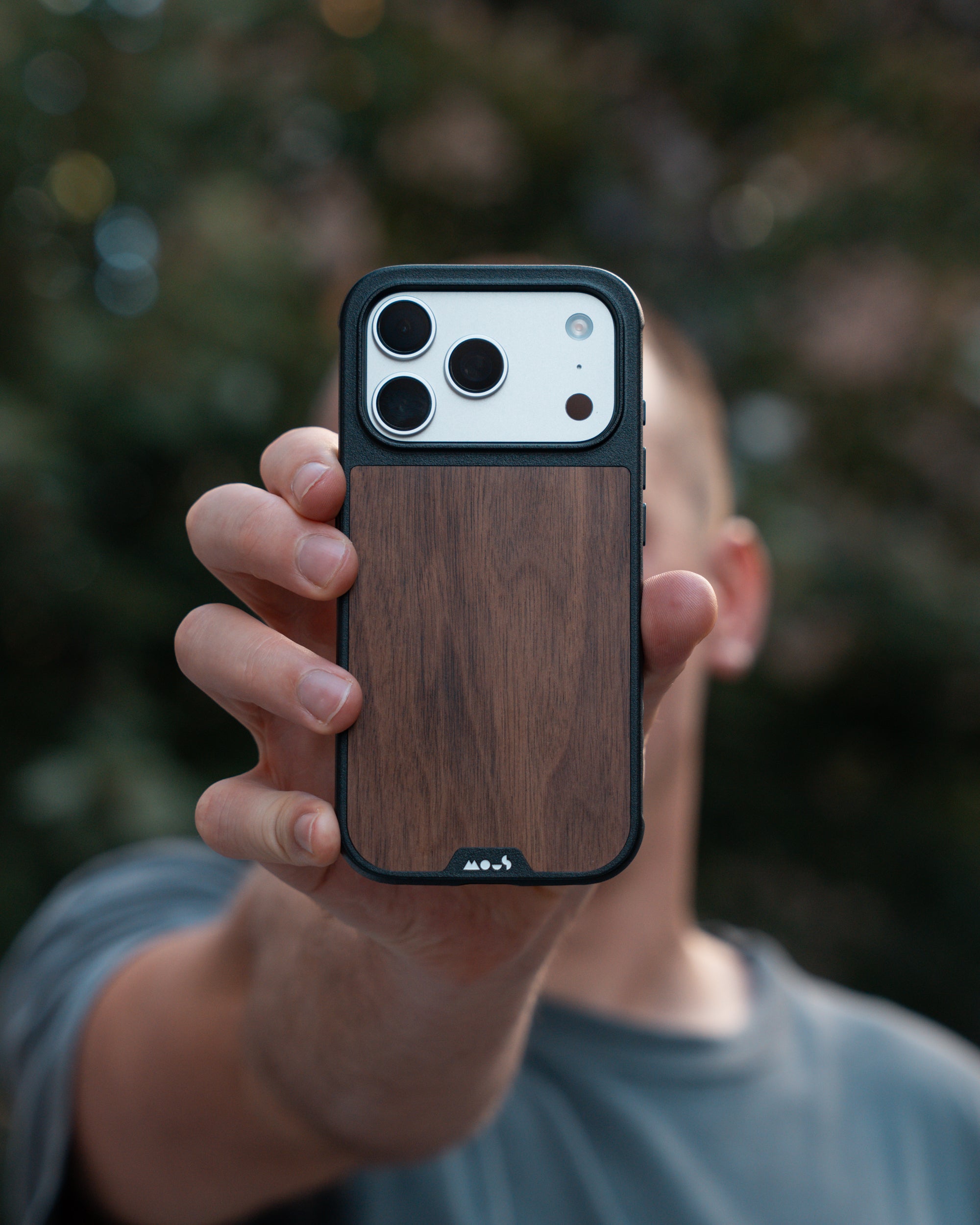 Mous | Walnut Protective Phone Case - Limitless