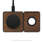 Walnut Charging Pad with Qi2