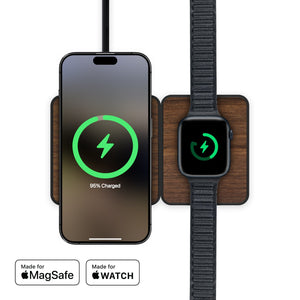 Walnut 2 in 1 Fast Charging Set