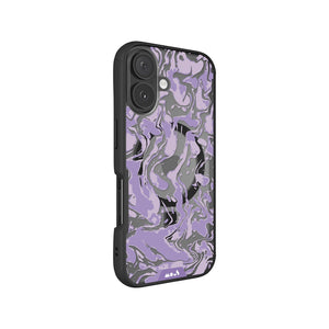 Marbled Lilac Purple MagSafe® Compatible Phone Case