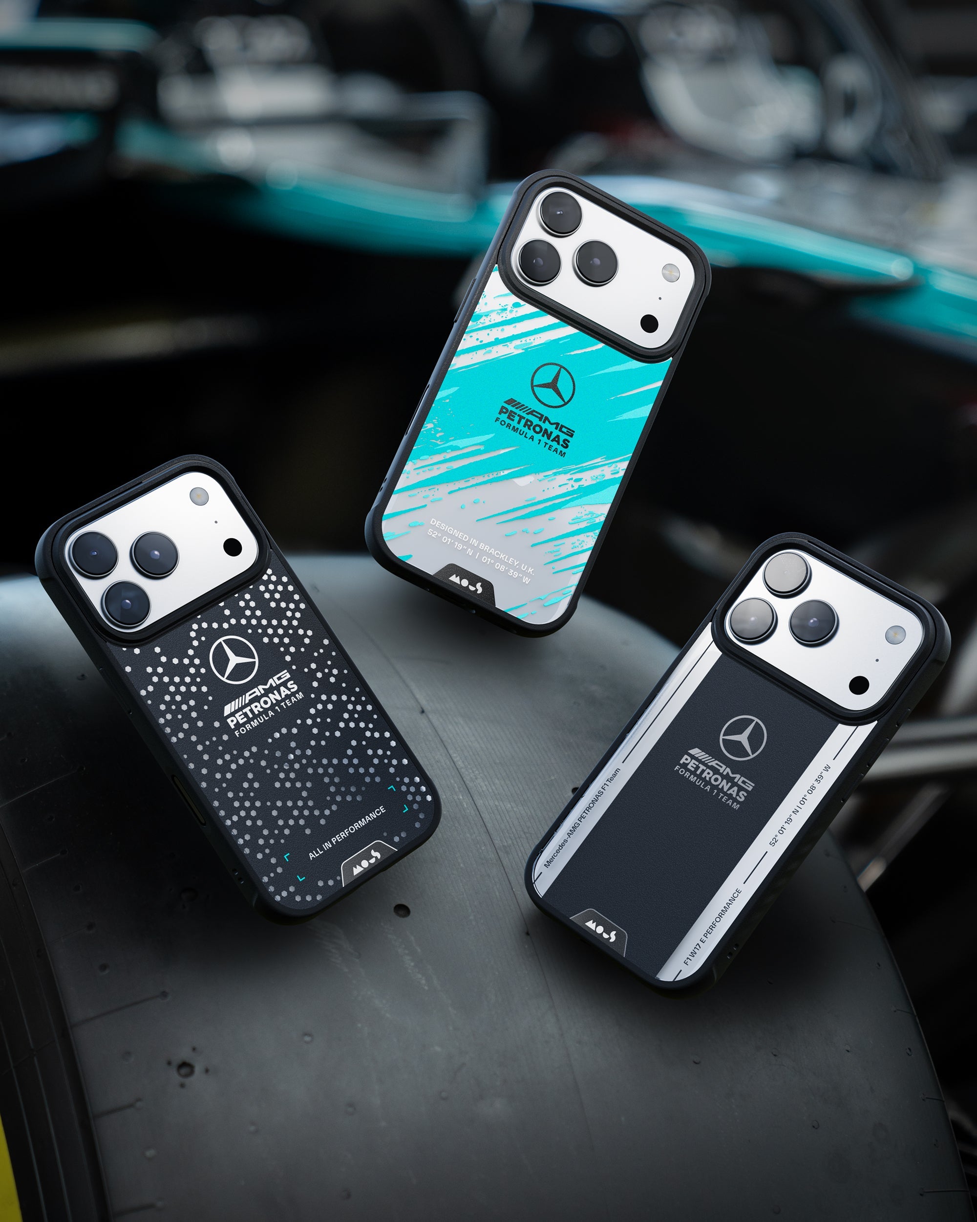 Mous | Energised Protective Phone Case - Mercedes-AMG PETRONAS F1