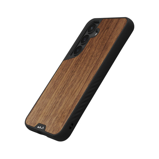 Designed specifically for the new Galaxy S24 & S24 Plus, the Limitless 5.0 Walnut case ensures perfect compatibility and robust defense