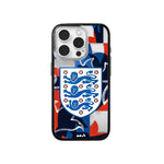 England Football Phone Case Euros 2024 Football Accessories Three Lions Footy | iPhone 15 Pro Max,iPhone 15 Pro