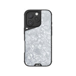 MagSafe compatible protective iPhone 16 Pro case silver glitter | iPhone 16 Pro Max,iPhone 16 Pro