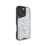 MagSafe compatible protective iPhone 16 Pro case silver glitter | iPhone 16 Pro Max,iPhone 16 Pro