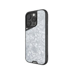 MagSafe compatible protective iPhone 16 Pro case silver glitter | iPhone 16 Pro Max,iPhone 16 Pro