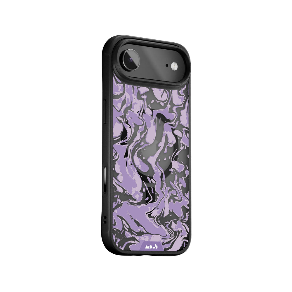 Marbled Lilac Purple MagSafe® Compatible Phone Case