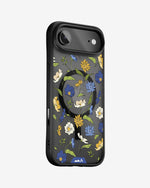 Floral Blue Protective Phone Case - Flowers MagSafe