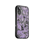 Marbled Lilac Purple MagSafe® Compatible Phone Case