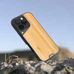 Protective wood bamboo iPhone 16 phone case MagSafe | iPhone 16 Pro Max,iPhone 16 Pro