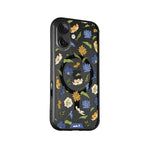 Floral Blue Protective Phone Case - Flowers MagSafe