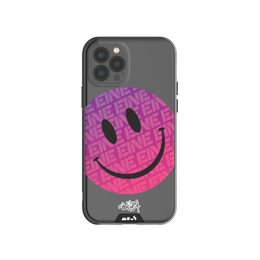 Clear Transparent iPhone Case Ben Eine Pink Smiley Face Qi