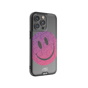 Ben Eine Pink Smiley Printed Phone Case - Clarity