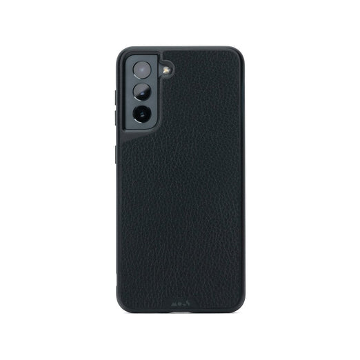 Black Leather Indestructible Galaxy S21 Plus Case