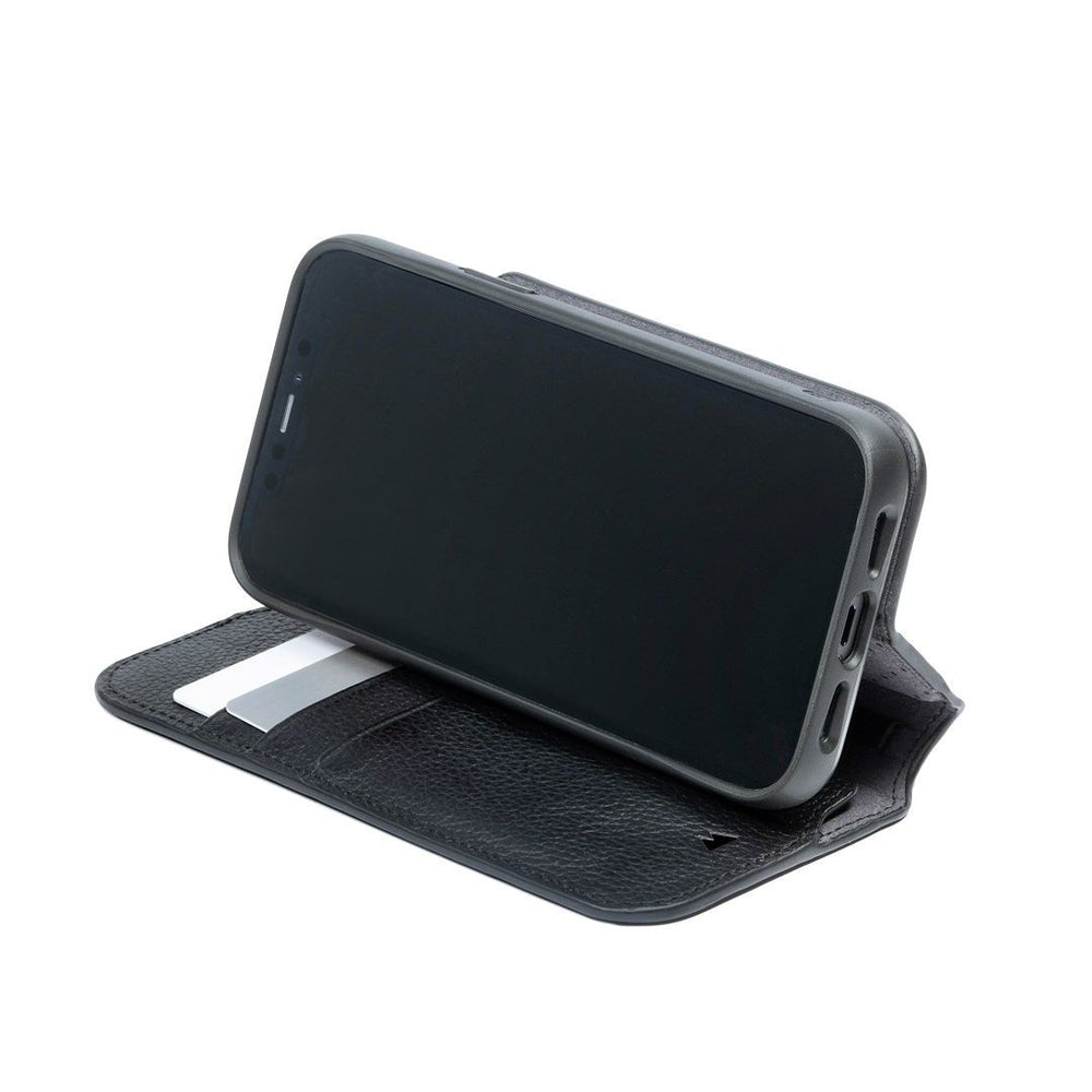 Black Leather Phone Flip Wallet iPhone 12 Pro Max mini | iPhone 12,iPhone 12 Pro Max,iPhone 12 mini,iPhone 12 Pro