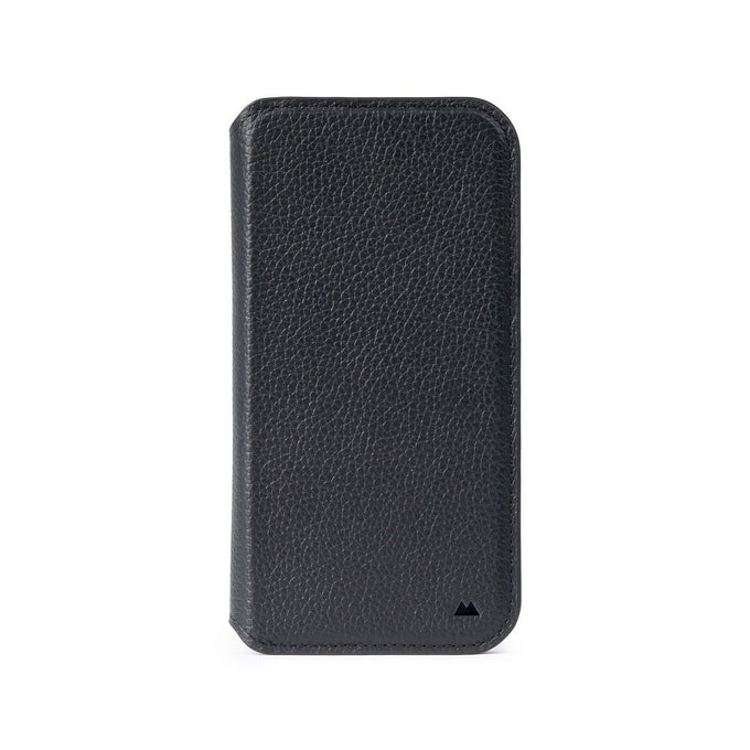 Mous  MagSafe® Compatible Black Flip Wallet with Stand