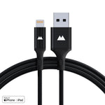 Apple iPhone certified charging cable lightning to USB-A safe quick fast charging long-lasting cable | 1.5m * hide-pcp