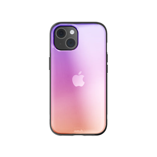 Clear colour pink iridescent purple iPhone case