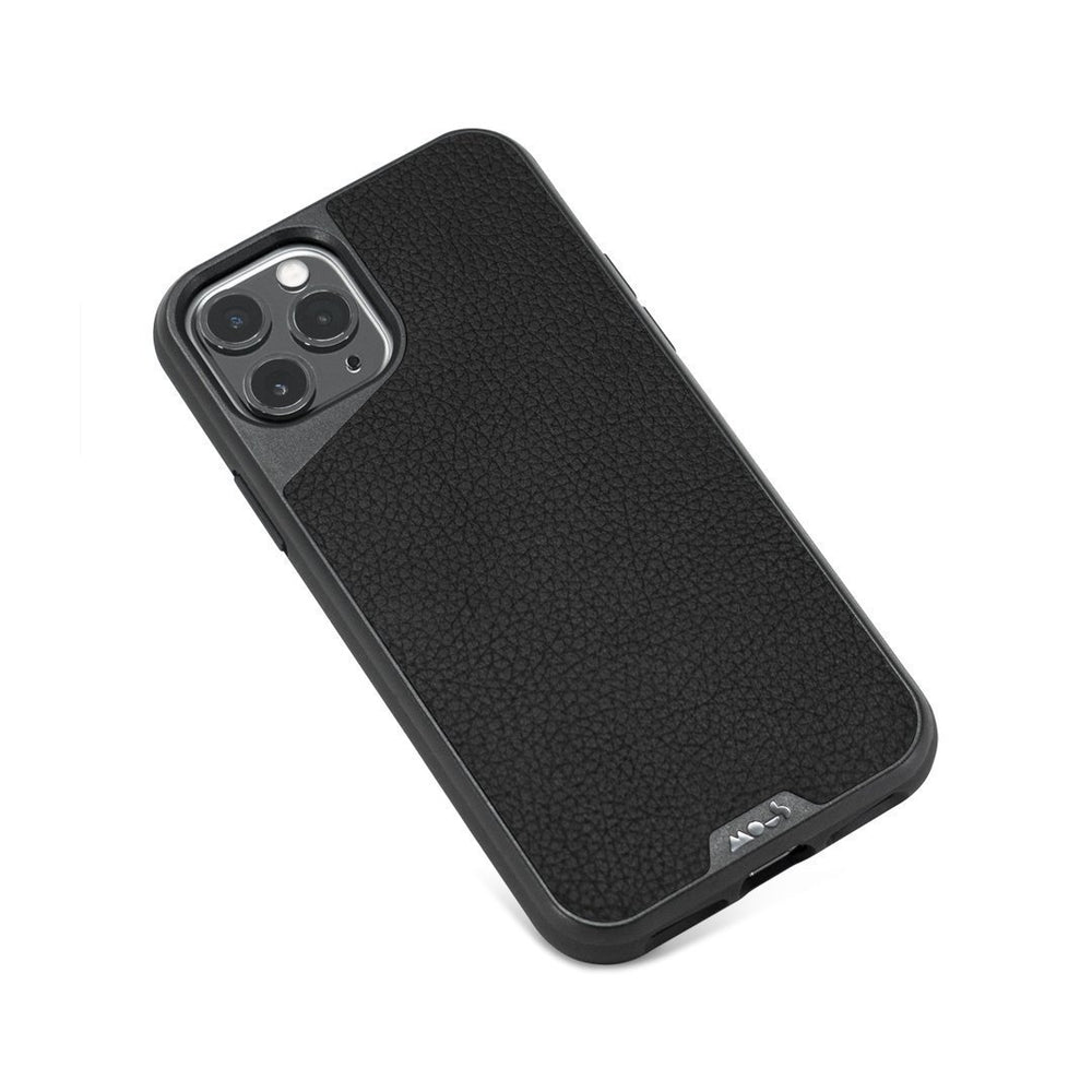 Black Leather Strong iPhone 11 Pro Max Case | Black Leather