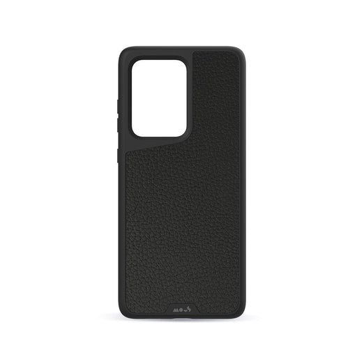 Black Leather Indestructible Galaxy S20 Ultra Case