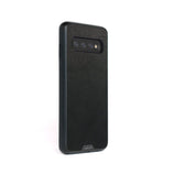 Black Leather Indestructible Samsung S10 Case