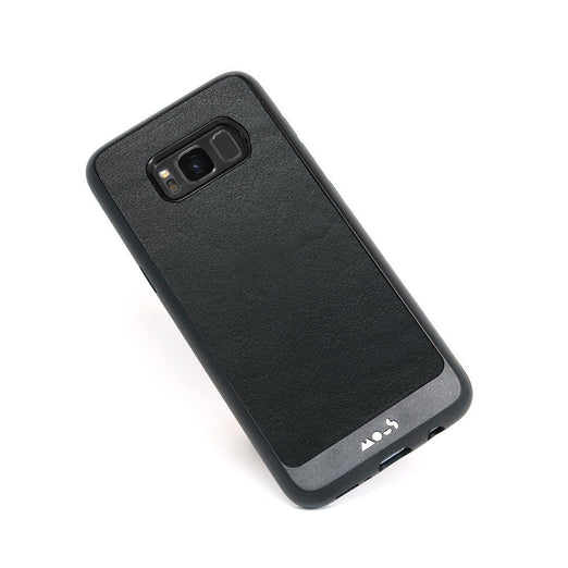 Black Leather Unbreakable Samsung S8 Plus Case