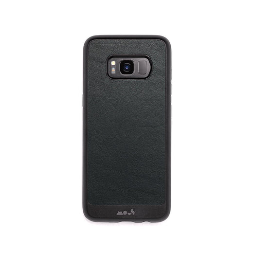 Black Leather Indestructible Samsung S8 Plus Case