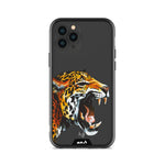 Clear Protective Phone Case Transparent Qi Wireless Charging Jaguar Cheetah Henry Fraser Design | iPhone 12 Pro,iPhone 12 Pro Max