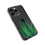 Clear Protective Phone Case Transparent Qi Wireless Charging Spiky Plant Aloe Vera Henry Fraser Design | iPhone 13 Pro Max,iPhone 13 Pro,iPhone 14 Pro Max,iPhone 14 Pro,iPhone 12 Pro Max,iPhone 12 Pro